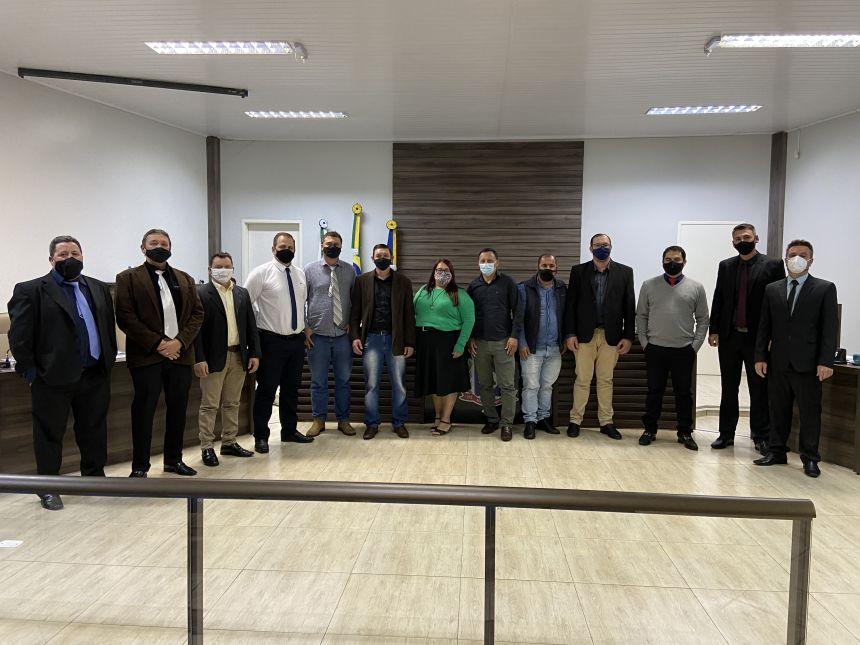 Câmara de Manoel Ribas recebe a visita de Vereadores de Santa Maria do Oeste